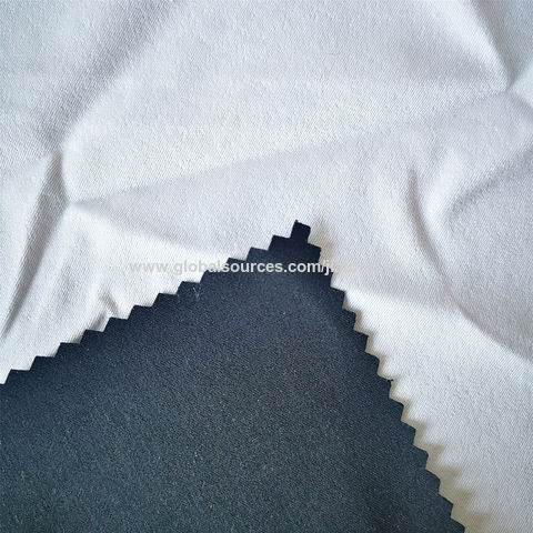China Polyester spandex elastic stretch lycra single jersey fabric