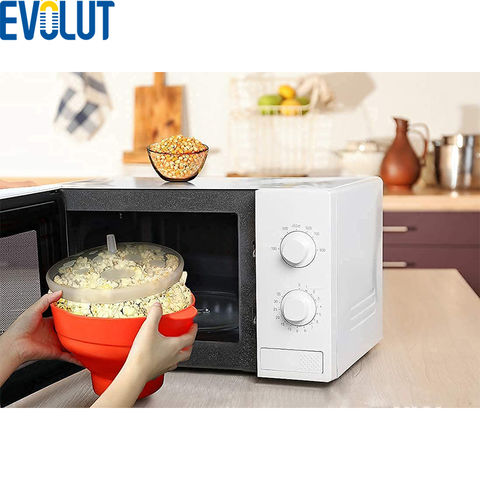 The Original Microwave Popcorn Maker Silicone Popcorn Bucket Bowl