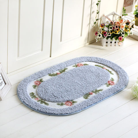 Buy Wholesale China Heart Shape Microfiber Chenille Door Mat With