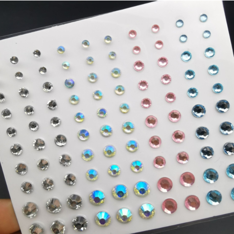 Adhesive Rhinestone Strips DIY Flash Diamond Stickers, Custom