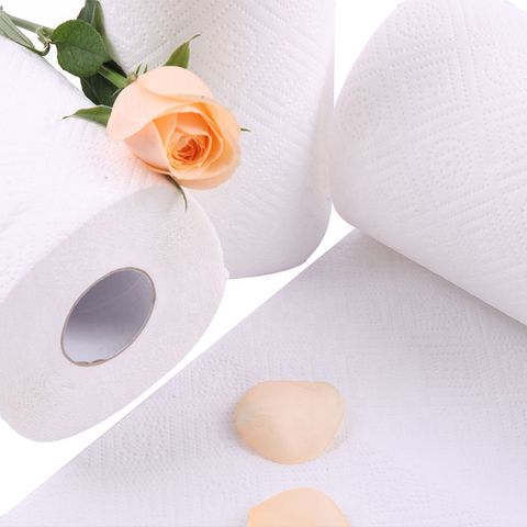 Imprimé blanc 2 plis du papier Rouleau de serviettes de cuisine - Chine  Papier et serviette prix