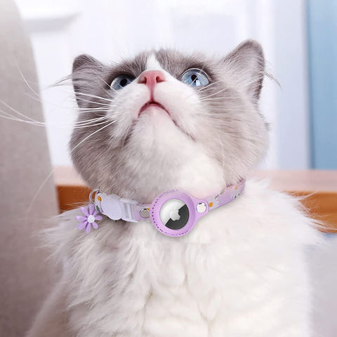 Compre Cat Air Tag Collar Anti-pérdida De Campana Reflectante