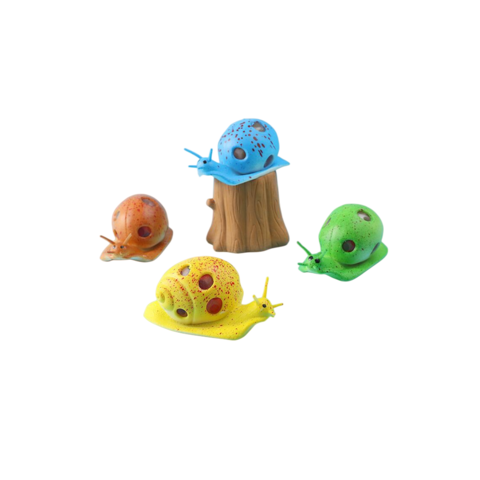 Squishy Aqueeze Stress Relief Fidget Toy Snail Tpr Toy Gifts