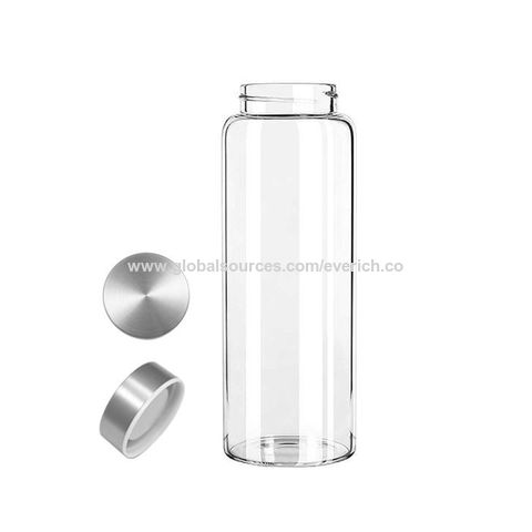 Borosilicate Hand Blown Water Jugs Eco Glass Pitcher Jar with Bamboo Lid -  China Water Bottle and Glass Bottles price