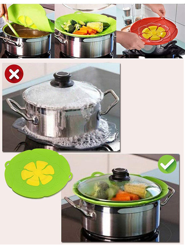 Buy Wholesale China Spill Stopper Lid Cover, Boil-over Spill Stopper,  Silicone Spill Stopper For Pans And Pots Boil & Pots Lid Boil Over  Preventer at USD 2.11