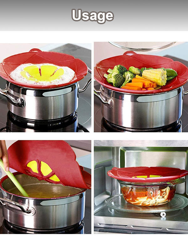 Buy Wholesale China Spill Stopper Lid Cover, Boil-over Spill Stopper,  Silicone Spill Stopper For Pans And Pots Boil & Pots Lid Boil Over  Preventer at USD 2.11