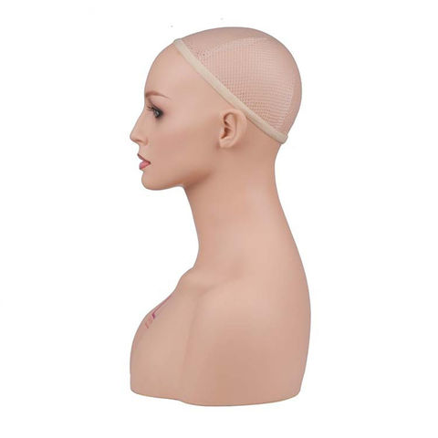 Mannequin Head Jewelry Display Mannequin Heads Plastic Female Mannequin  Head with Shoulders Wig Display - China Mannequin Head with Shoulders and  Salon Equipment price