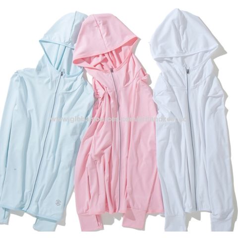 Bulk Buy China Wholesale Customized Women's Upf 50+ Zipper Sun Protection  Jacket Long-sleeved Hooded Uv Protection $6 from Xiamen Grit & Zest Apparel  Co., Ltd.