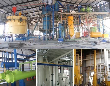 Rice bran oil process plant and soybean oil extraction plant cost in india supplier