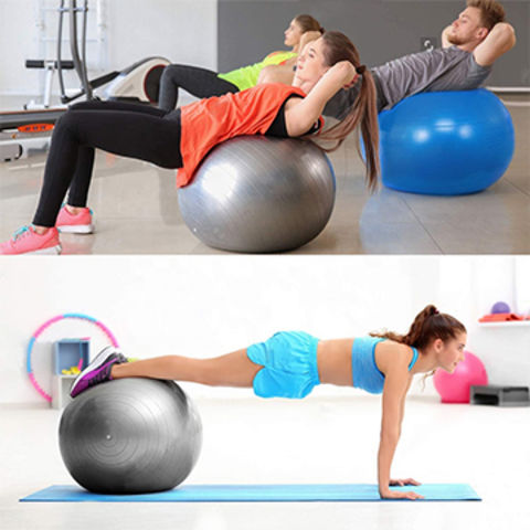 Buy Wholesale China Anti-burst Gym Ball ;material: Pvc;dia:75cm; Weight:  1300g With Foot Pump & Anti-burst Gym Ball at USD 4.8