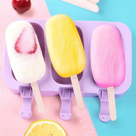 Silicone Ice Cream Molds, Popsicle Mold, Can Reuse, Ice Cream Mold