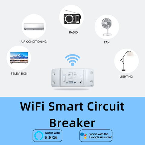 Buy Wholesale China Smart Switch Wifi Remote Control Switches,wifi Circuit  Breaker,smart Circuit Breaker,tuya Switch & Smart Switch at USD 2