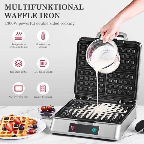 Kitchen Cooking Machine Electric Mini Waffles Maker Appliance for