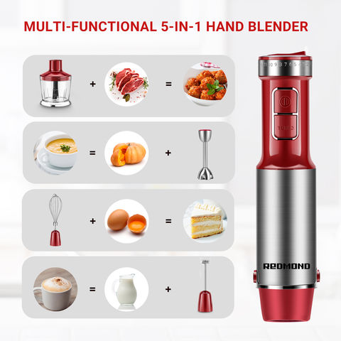 Buy Wholesale China 3 In 1 Immersion Blender Electric Mini Blender Portable  Stick Hand Blenders 600w & Electric Hand Blender at USD 12.8