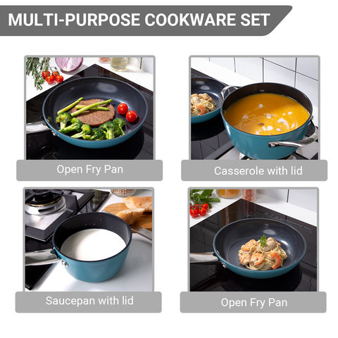 Hot sale Die cast aluminum Nonstick cookware sets Jogo de panelas