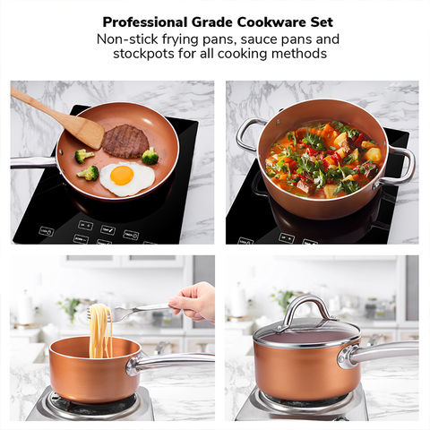 Buy Wholesale China Housewares Cooking Pot Set Ollas De Hierro Fundido Non  Stick Fry Pan Sets Soup Stock Pots For Family & Cookware Set at USD 43.88