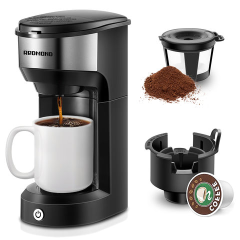 Buy Wholesale China 2-in-1 Single-serving Coffee Maker, Compatible With  K-cup Capsules And Ground Coffee & 2 In 1 Coffee Maker at USD 20