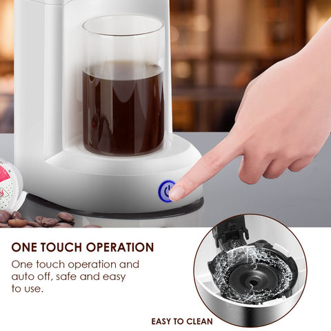 Buy Wholesale China 2-in-1 Small K Capsule Coffee Machine With 6-14 Ounce Reservoir  Coffee Maker For Ground Coffee & K Capsule Coffee Maker at USD 20