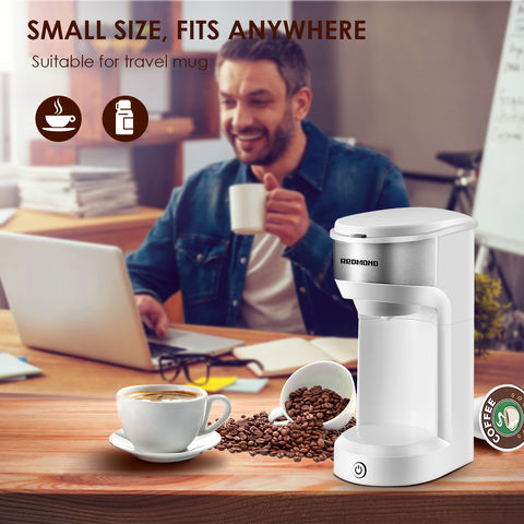 Buy Wholesale China Redmond Single Serve K-cafe Coffee Maker Mini Office  Capsule Coffee Machines Auto Drip Coffeemaker & Auto Dirp Coffee Machine at  USD 20