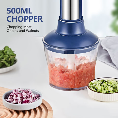 BPA FREE 500W Portable Personal Blender Mixer Food Processor With Chopper  Bowl 600ml Juicer Bottle Meat Grinder Baby Food Maker