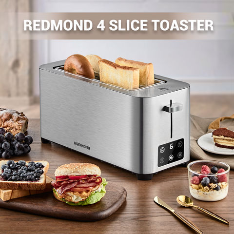 Buy Wholesale China Redmond 1650w 4 Slice Classic Toaster Household Wide Slot  Toasters & 4 Slices Bread Toaster at USD 24.3