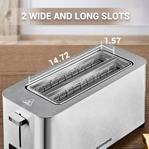 Buy Wholesale China Promotional 4 Slice Colorful Stainless Steel Toaster  Muffin Maker Bun Bread Grill Toaster & Colorful Toaster 4 Slice at USD 26.6