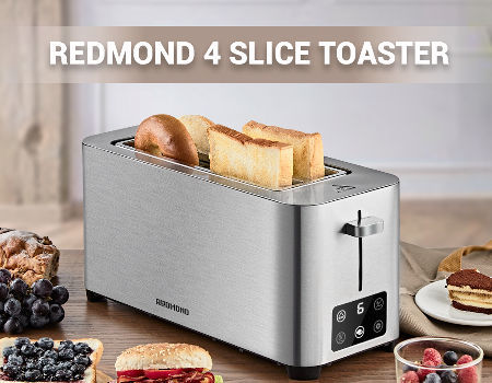 Buy Wholesale China Promotional 4 Slice Colorful Stainless Steel Toaster  Muffin Maker Bun Bread Grill Toaster & Colorful Toaster 4 Slice at USD 26.6