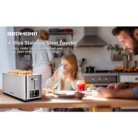 Digital Stainless Steel Toaster, 4 slice