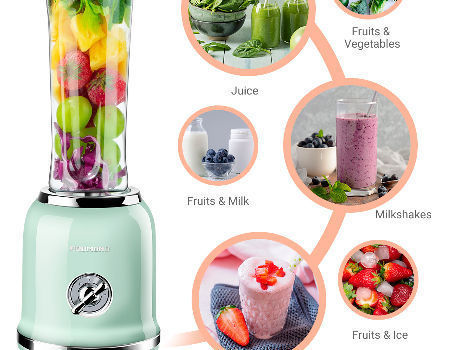 Buy Wholesale China Countertop Blender With Retro Design Multi Color For  Smoothies, Ice And Frozen Fruit & Juicer Fruit Blender at USD 12.78