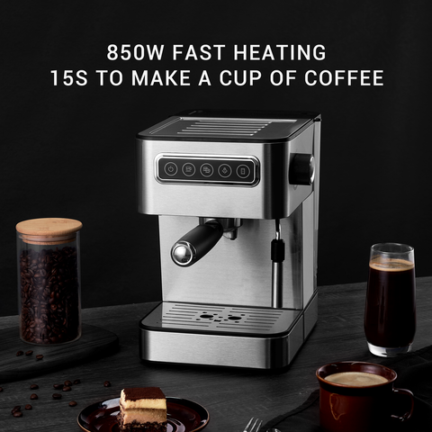 China Bean To Cup Commercial Electric Maker Espresso Coffee Machine With  Grinder Manufacturer and Factory