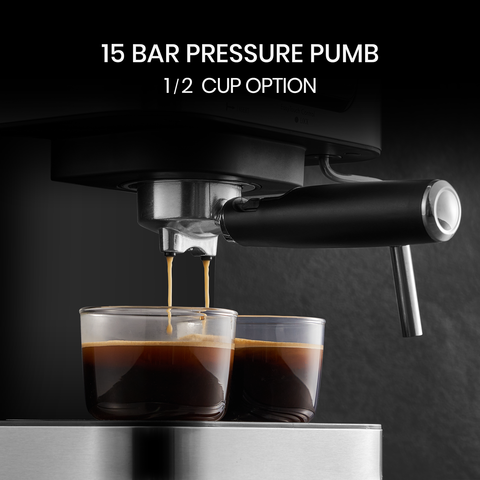 Buy Wholesale China Stainless Steel 20 Bar Pressure Espresso Machines Fast  Heating Cappuccino Coffee Maker & Espresso Coffee Maker at USD 55