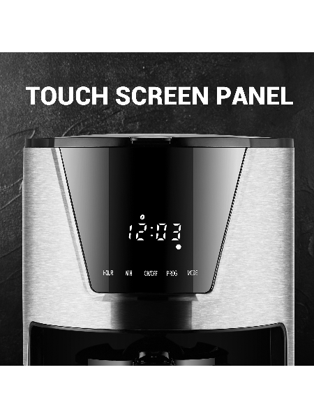 Buy Wholesale China Programmable Drip Coffee Machine With Reusable Filter  Glass Coffee Pot Touch Screen Coffee Maker & Programmable Drip Coffee  Machine at USD 51