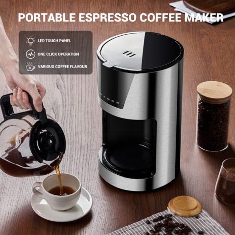 12-Cup LCD Display Programmable Coffee Maker Brew Machine