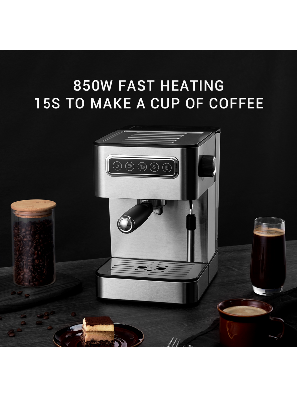 Buy Wholesale China High Class Multifunctional Coffee Machine 15 Bar Espresso  Cappuccino Maker With Steam Wand & Espresso Cappuccino Coffee Maker at USD  55