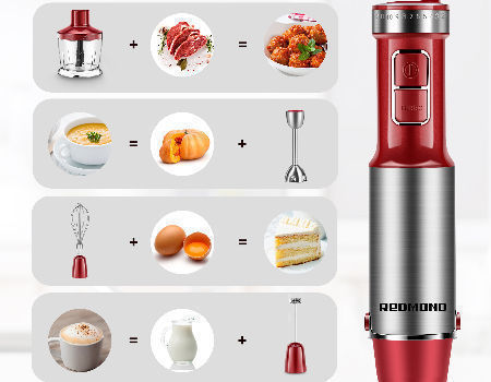 KitchenAid Pro Line 5 Speed Hand Blender, Candy Apple Red