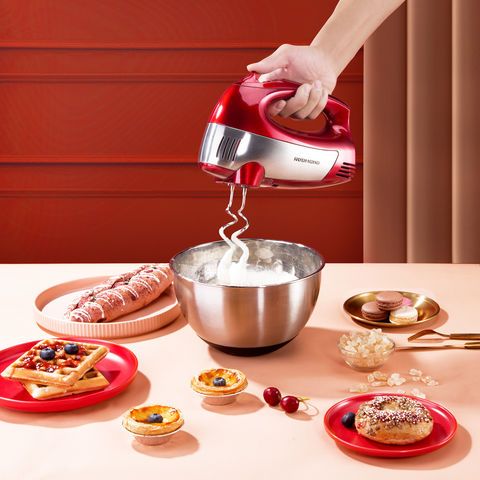 Buy Wholesale China Portable Kitchenaid Stainless Steel Egg Beater Dough  Food Mixer Electric Hand Mixer & Electric Hand Mixer at USD 14.3