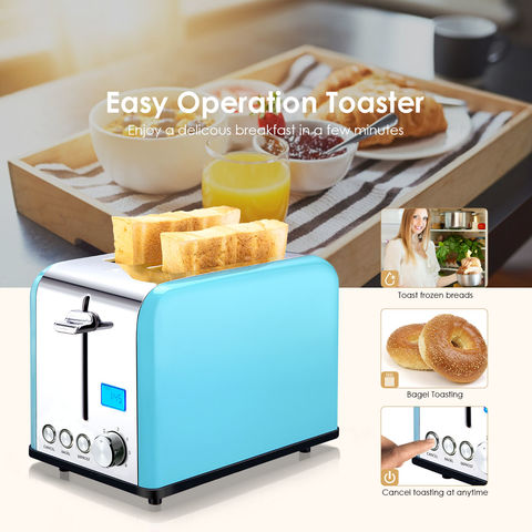 Electric Toaster - Pop-Up Bread Toaster