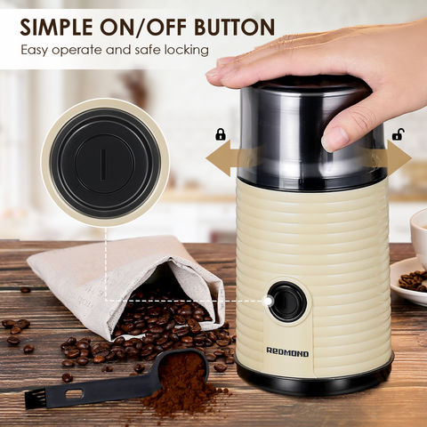 Buy Wholesale China Stainless Steel Coffee Grinder Mill Machine Portable  160w Electric Nuts Spice Coffee Bean Grinder & Electric Coffee Bean Grinder  at USD 11.6