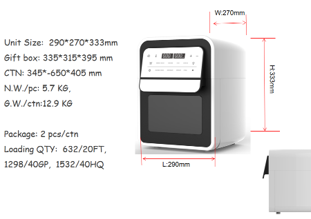 Buy Wholesale China Redmond Digital Air Fryer Oven With Touch