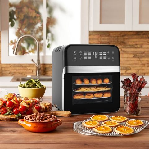 Iconites 20 Quart Air Fryer 10-In-1 Rotisserie 5-Layers Grill Oven W