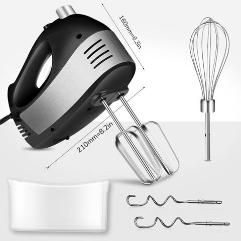 Electric Handheld Mixer Whisk 5 Speed Hand Kitchen Egg Beater