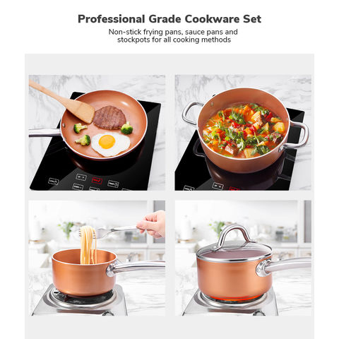 Buy Wholesale China 10pcs Non-stick Induction Cookware Set