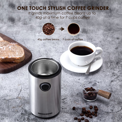 Compact and stylish designed electric coffee grinder