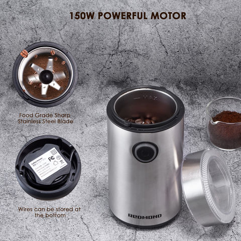 Buy Wholesale China Redmond Coffee Grinder Electric, Spice/coffee Bean  Grinder With Stainless Steel Blades And 12 Cups & Coffee Grinder at USD 9