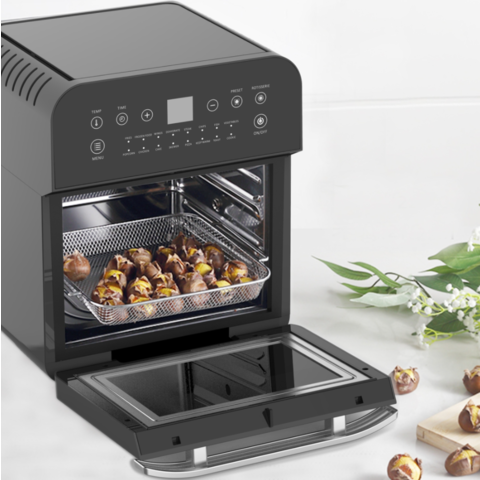 Air Fryer 12 QT 1700W Large Capacity Oilless Hot Air Fryers Oven Healthy  Cooker with 10 Presets, Visible Cooking Window, LCD Touch Screen, 6