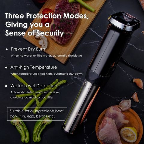 LED Display Immersion Heater Sous Vide Stick Slow Cooker with Precise  Temperature Settings - China Sous Vide, Sous Vide Stick