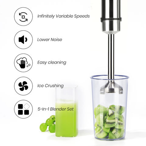 Buy Wholesale China Kitchen Stainless Steel Body Blenders With Turbo 500w Food  Chopper Milkshake Maker Hand Blender & Stainless Steel Hand Blender at USD  17.28