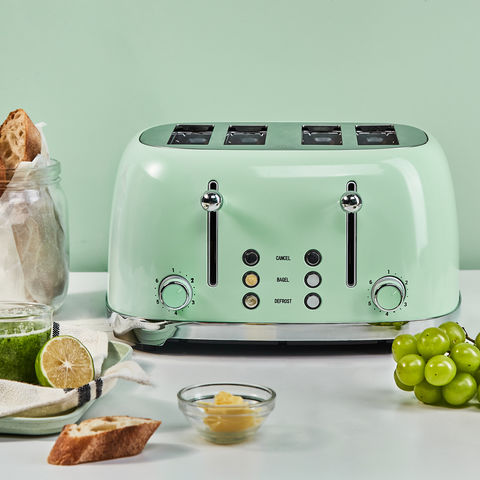 Mint Green Retro Style Cuisinart Toaster ,cuisinart Toaster, 4 Slice Toaster,  Mint Green Appliances, Mint Green Cuisinart 4 Slot Toaster 