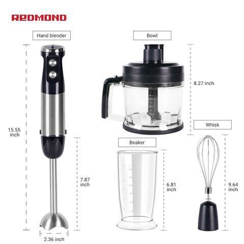 Immersion Blender Handheld 7-in-1 1000W Powerful Scratch Resistant