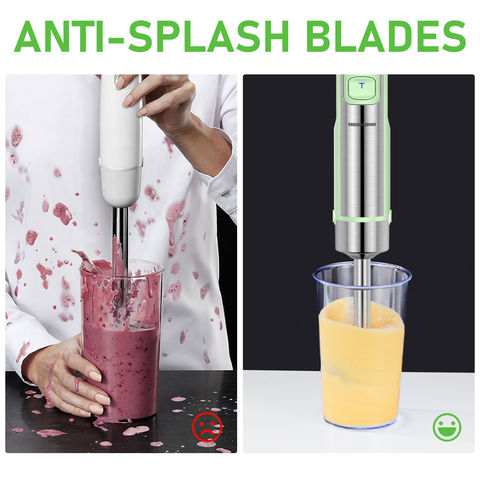 Buy Wholesale China Kitchen Stainless Steel Body Blenders With Turbo 500w  Food Chopper Milkshake Maker Hand Blender & Stainless Steel Hand Blender at  USD 17.28